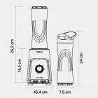 Batidora de vaso smothie 600ml 300W Universal Blue SAVAGE