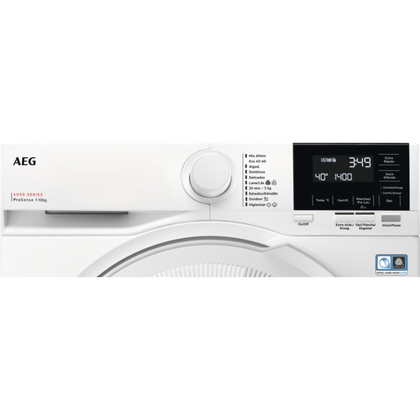 Lavadora 10kg motor Inverter AEG modelo LFR611402B