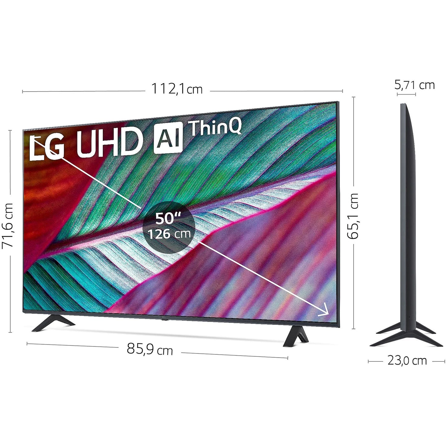 TV LED Smart TV 4K 50" 50UR78006LK LG